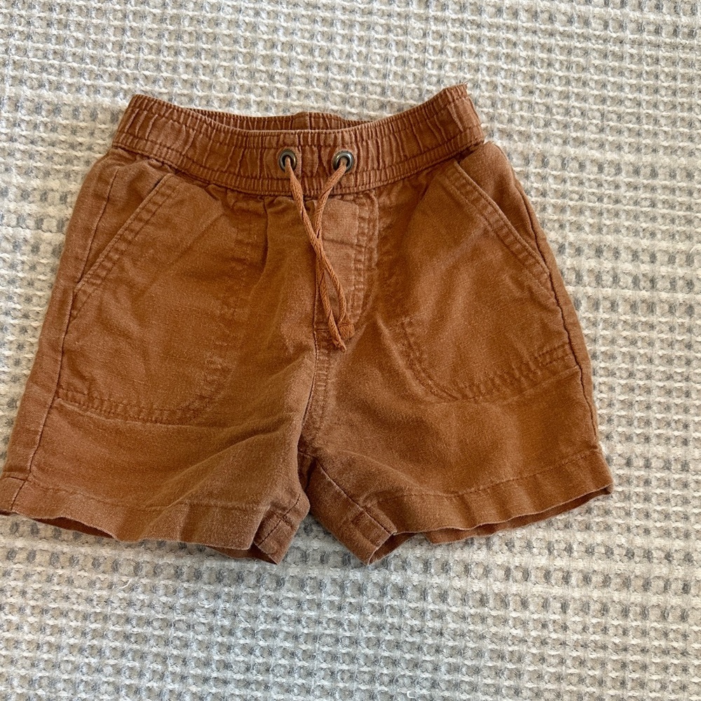 Janie and Jack Tan Kids Shorts